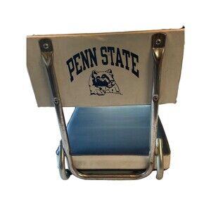 Vintage Penn State College Football Padded Folding Stadium Chair Rare